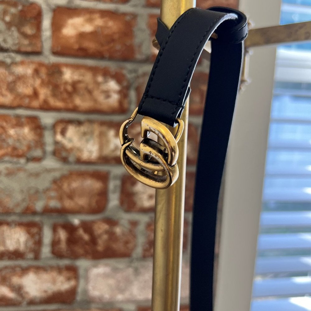 Gucci narrow belt
